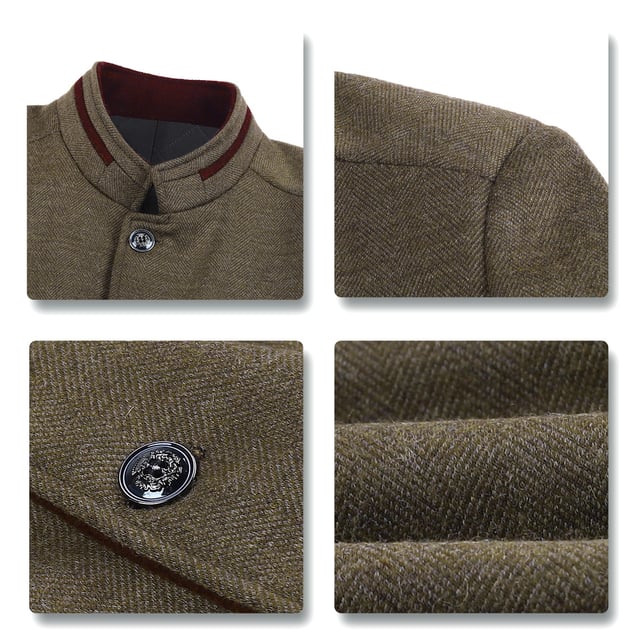 [Materialpflege]

HERVORRAGENDES MATERIAL ¨C Wolle 26 % Polyester 51 % Viskose 8 % Baumwolle 15 %. Weicher und bequemer Stoff; mit glatten Linien f¨¹r einen schlanken und taillierten Look.

PFLEGEHINWEISE ¨C Chemische Reinigung wird empfohlen; Handw?sche ist m?glich, jedoch mit kaltem Wasser.

VIELSEITIGER ANLASS ¨C ¨¹bergangsjacke: Perfekt zum Tragen im Herbst und Winter

ANL?SSE: Geeignet f¨¹r jeden Anlass, z. B. Freizeit, Gesch?ft, B¨¹ro, Arbeit, Urlaub, im Freien. Jahreszeiten: Geeignet f¨¹r Winter und Herbst.

[Paket]

1 * Mantel