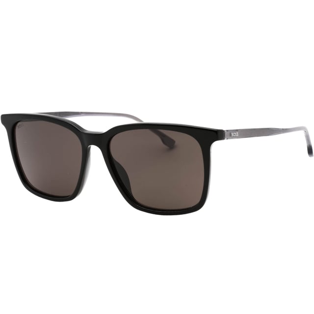 Hugo Boss Black Sunglasses, Lens Width = 56mm, Nose Bridge Width =16mm, Arm Length = 145mm, Sunglasses, Sunglasses Case, Cleaning Cloth and Care Instructions all Included, 100% Protection Against UVA &amp; UVB Sunlight and Conform to British Standard EN 1836:2005, Black Sunglasses