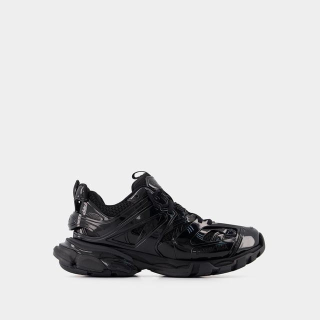 Black track sneakers 2025