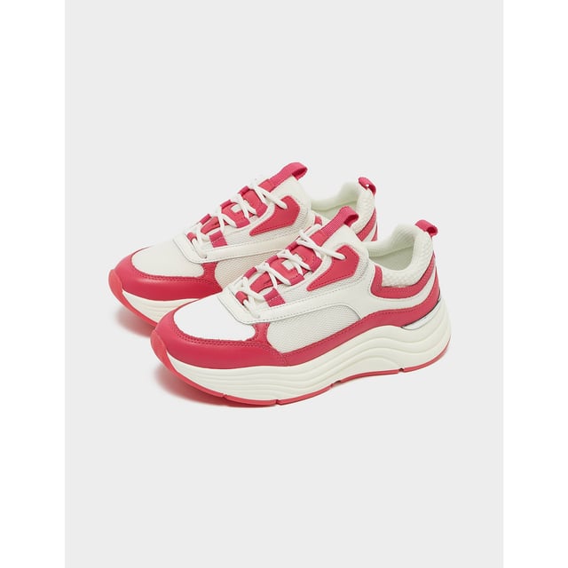 Women's Mallet Cyrus Suede Running Trainers in Pink