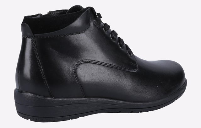 Treat your feet to these timelessly elegant ladies ankle boots from Fleet & Foster. Columbia is an easy to wear simplistic style crafted in quality leather with lace front, memory foam footbed and padded collar for extra comfort.- Memory foam footbed- Secure lace fastening- Padded collar for extra comfort- TPR sole