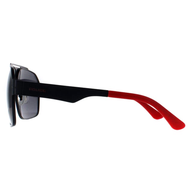 Las gafas de sol Police Aviator Mens Matte Dark Grey Smoke Polarized SPLL08M Summit 1 combinan un diseño elegante y contemporáneo con una funcionalidad excepcional, lo que las convierte en un accesorio imprescindible para las personas que siguen la moda. Fabricadas con materiales de alta calidad, estas gafas presentan una elegante forma de aviador que favorece las distintas formas de cara y ofrece la máxima protección contra los rayos UV. Las lentes ofrecen una mayor claridad y comodidad durante las actividades al aire libre. Con su llamativa silueta y su distintiva marca, las gafas de sol SPLL08 combinan a la perfección lujo y funcionalidad, por lo que son perfectas tanto para el día a día como para las salidas más aventureras.