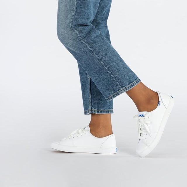 Keds Women s Kickstart Retro Court Sneakers with Leather Upper