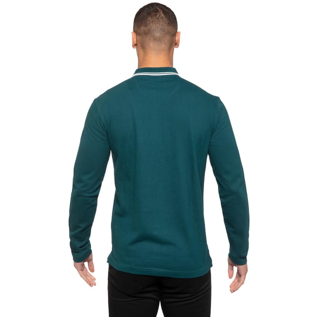 Mens designer long sleeve polo shirts discount