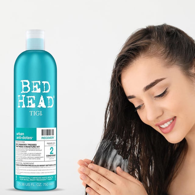 TIGI Bed Head Urban Antidotes Recovery Conditioner 750 Ml – Repair-Pflege Für Strapaziertes Haar