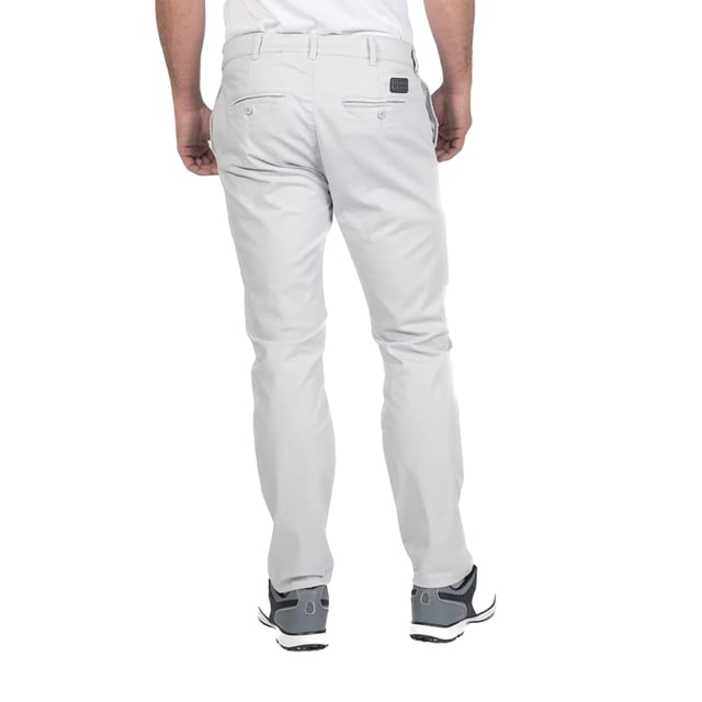 95% Cotton, 5% Elastane. Fabric: 2 Way Stretch. Design: Plain. Fastening: Button, Zip Fly. Fabric Technology: Breathable, Flexible, Lightweight, Stretch. Belt Loops. Pockets: 2 Side Pockets, 2 Back Pockets, Jetted. Waistline: Gripped. Fit: Tapered. Style: Chinos.