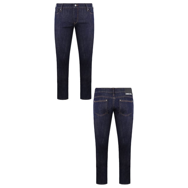 The super skinny jeans in indigo is made of sustainable denim,using blue sign approved fabric and a wash process which minimises energy, waste and water consumption.