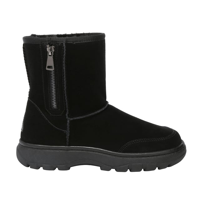 Ya sea que esté haciendo recados, haciendo una caminata de invierno o disfrutando de un día de nieve al aire libre, estas botas para exteriores Starling son las compañeras perfectas. ¡No dejes que el clima invernal te impida vivir la vida al máximo! Descripción: Parte superior de gamuza de vaca Forro cálido de lana de piel de oveja Plantilla de lana de piel de oveja suave Suela TPR Tecnologías: Agua & Parte superior resistente a las manchas Suela exterior antideslizante