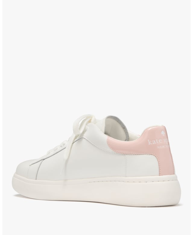 Charli Smooth Leather Sneaker, Round Toe
