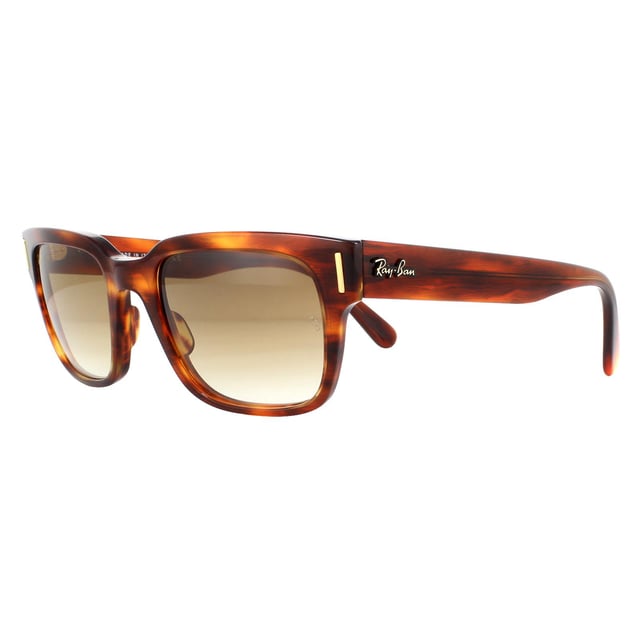 Ray-Ban Sunglasses Jeffrey RB2190 954/51 Tortoise Light Brown Gradient are a square shaped frame made from lightweight acetate. The Ray-Ban logo features on the corner of the lens in addition to the distinctive thick temples for authenticity