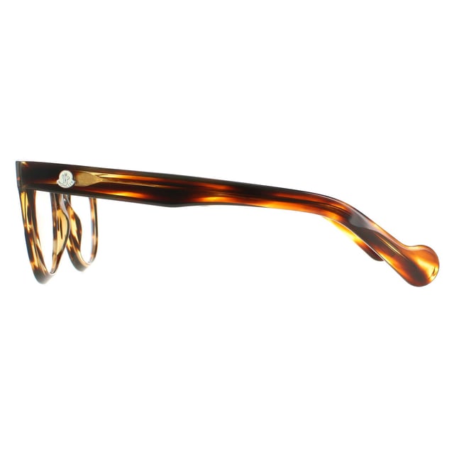Moncler Round Unisex Shiny Light Brown ML5005  ML5005 are an elegant round style crafted from lightweight acetate. The Moncler logo is presented on the temples for authenticity.
