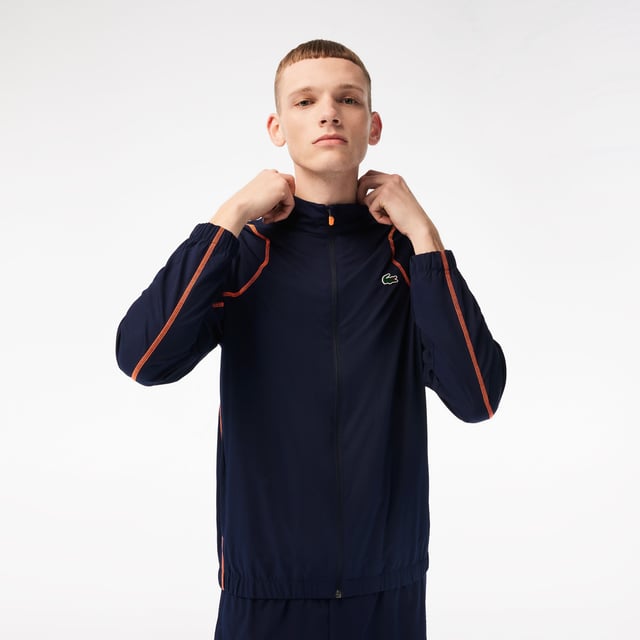 Orange 2025 lacoste joggers