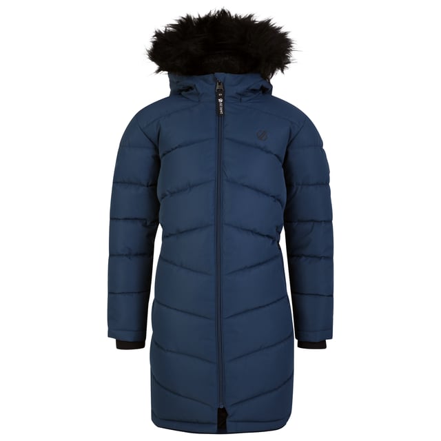 Lining: Cire Finish. Fabric: Iloft Ecofill. Design: Logo, Quilted. Fabric Technology: Ared 10000, Breathable, DWR Finish, Insulating, Waterproof, Weather Resistant. Neckline: Hooded. Inner Sleeve Cuff. Sleeve-Type: Long-Sleeved. Hood Features: Faux Fur Trim, Grown On Hood, Removable Trim. Pockets: 2 Lower Pockets, Zip. Fastening: Full Zip. Sustainability: Made from Recycled Materials. Waistline: Part Elasticated.