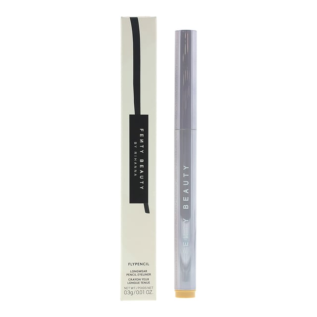 The Fenty Beauty Flypencil Longwear range of Pencil Eyeliners are a range of creamy, long wearing and water resistant eyeliners, which come in a huge range of colours and finishes. The Eyeliners uses a hyper pigmented colour which are long lasting, eye catching and pop, whilst the pencils use a convenient twist-up tip that effortlessly glides across lids for lightweight and smudge-resistant application.