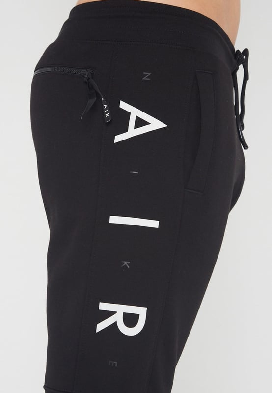 Nike Air Mens Zip Through Tracksuit Set Black