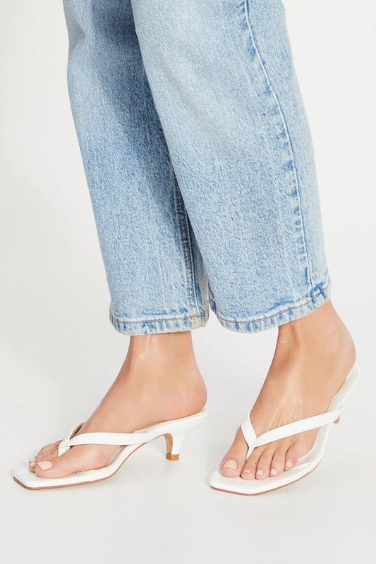 Thong mule sandals discount