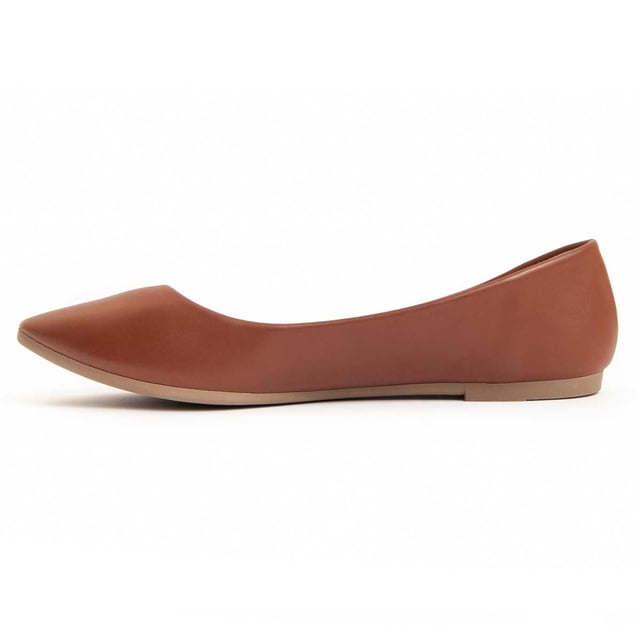 Casual ballerina voor dames. Comfortabele pasvorm. Gemaakt van veganistische materialen. Geproduceerd door andere merken voor ons merk.