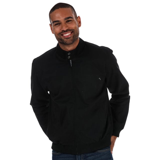 Men s Ben Sherman Harrington Jacket in Black