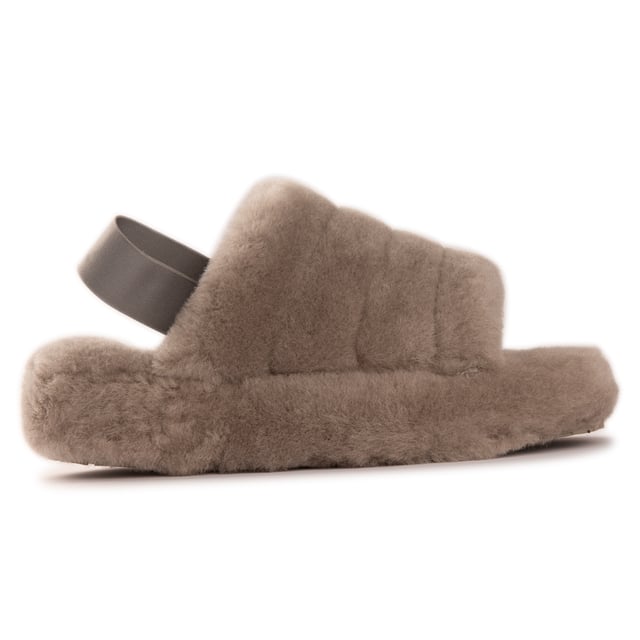 Aus Wooli Australia Sandalias Sorrento de lana de oveja para mujer Sandalia perfecta con sensación de zapatilla Parte superior de lana de piel de oveja australiana genuina y suave de primera calidad Plantilla completa de piel de oveja de primera calidad Entresuela de plataforma liviana para mayor amortiguación y comodidad Correa elástica para un ajuste fácil Suela de goma suave; muy duradero y liviano. El estilo de moda de la temporada. 100% nuevo y de alta calidad, viene en una caja de marca, adecuada para regalar.