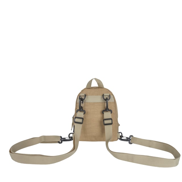 Perfect for every day use with abundant internal storage and a spacious external front pocket. Designed to be functional, water-resistant and compact, the Jakson Single S Backpack features a detachable carry strap, allowing you to also wear as a Cross-Body bag. Features: , Water Resistant Contore nylon fabric, Padded mobile phone internal slip pocket, Detachable adjustable carry straps allowing backpack styling or crossbody bag styling, Zip top opening to main compartment, Single front zip pocket with webbing loops, Single zip pocket for smaller valuables, 2 Internal slip pockets, Ergonomic contoured back panel, Top grab handle, Small model Style Ref: 52008 SAND