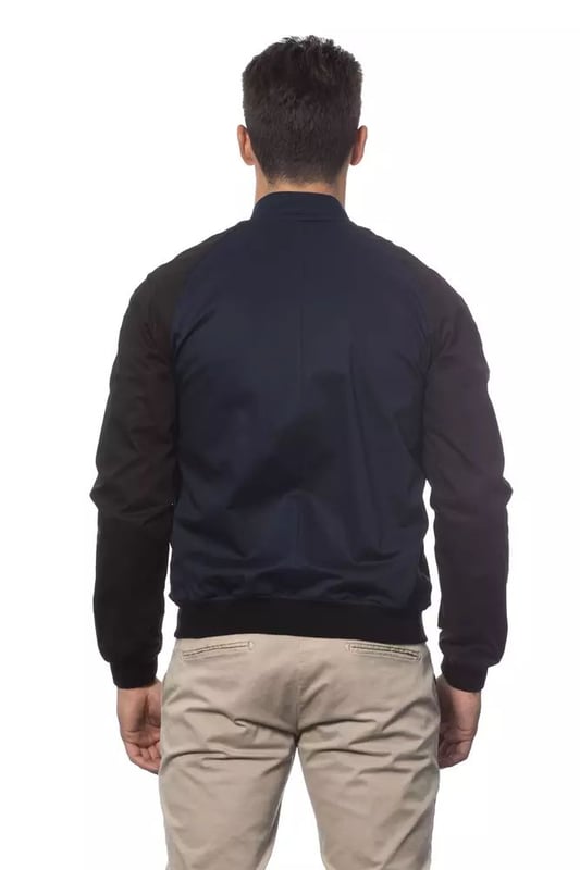 Stylish and versatile Blue Cotton Jacket
  Made from Quality cotton
  Comfortable fit
  Classic bomber style
  Zip-up front
  Ribbed cuffs and hem
  Two side pockets
  Blue color
  Suitable for both casual and dressier occasions
  Designed for men
Material: 97% Cotton 3% Elastane