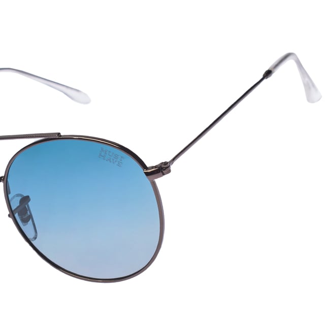 Unisex round sunglasses with polarized lenses and UV 400 protection, designed to provide maximum eye protection and style.

 With a sturdy and elegant metal frame.

 UV 400 polarized lenses block 100% of UVA and UVB rays, reducing glare and providing clearer, more comfortable vision.

 The design includes the brand's logo discreetly engraved on one of the lenses, highlighting its authenticity and distinctive character.

 They include a soft cleaning cloth to keep your lenses spotless and a protective case to store them safely.

 Perfect for complementing any look, these glasses are ideal for those looking for protection and style in one piece.
 Composition: Metal
 Care:
- Wash only with water or, if necessary, a mild soap.
 - Dry with a soft cloth to avoid scratches.
 - Avoid contact with harsh surfaces or abrasive liquids.