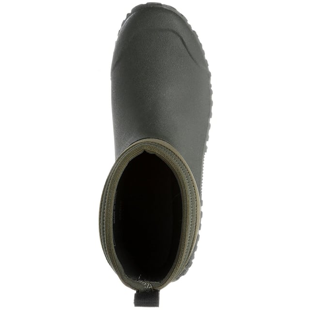 Muck Boots Muckster II Ankle Rubber Black/Moss Wellington Boots A new sole and an improved last give this popular, updated Muck shoe more stability on wet surfaces along with an even greater level of comfort and fit. The Muckster II Low is the perfect shoe when its wet and muddy.