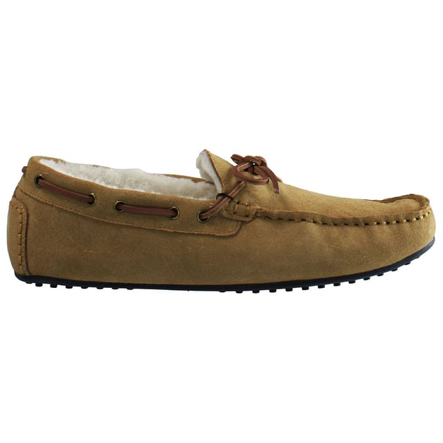 Hackett Wentworth Heren Bruine Slippers Hackett Wentworth Slip-On Bruin Glad Leer Heren Slippers HMS20578 869