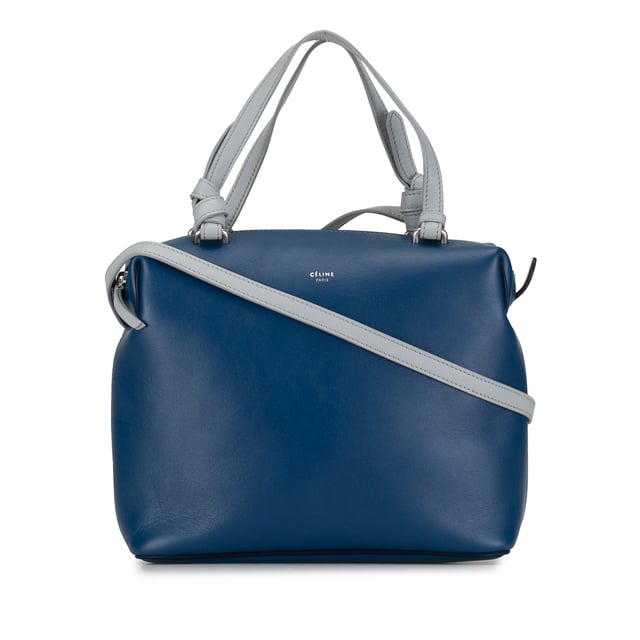 VINTAGE. RRP AS NEW. The Soft Cube satchel features a leather body, flat leather handles, a detachable flat leather shoulder strap, a top zip closure, and interior slip pockets.Interior Lining Worn. Practical Attachment Scratched. Zipper Scratched. 

Dimensions:
Length 20cm
Width 23cm
Depth 10cm
Hand Drop 15cm
Shoulder Drop 53cm

Original Accessories: Dust Bag, Dust Bag

Color: Blue
Material: Leather x Calf
Country of Origin: Italy
Boutique Reference: SSU257352K1342


Product Rating: VeryGoodCondition

Certificate of Authenticity is available upon request with no extra fee required. Please contact our customer service team.