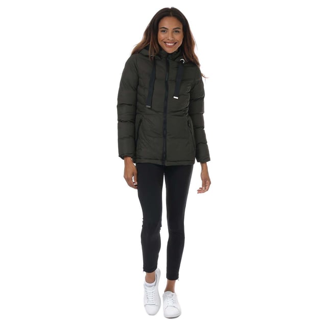 Tokyo Laundry Men's Hooded Puffer Jacket – Quilted, Padded, Zip Pockets, Autumn/Winter