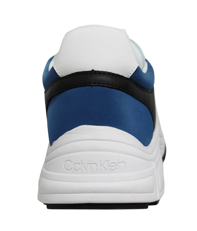 Calvin Klein Daxton Mens White Blue Trainers