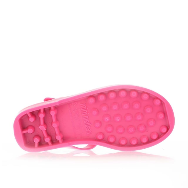 Girls Mel Possession Jelly Sandals in pink.- Adjustable pin-buckle ankle strap.- Slip on fastening.- T-bar straps.- Logo printed at padded footbed.- Vinyl Upper Acrylic Sole.- Ref: 32409AJ874