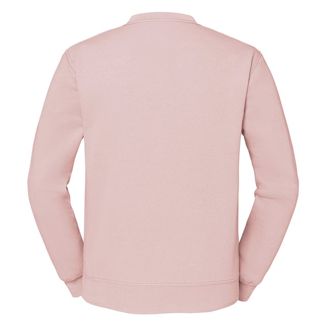 Material: 80% cotton/20% polyester. Cotton/elastane ribbed collar, cuffs and hem. Shoulder to shoulder taping. Cut out label. WRAP Certified Production.
