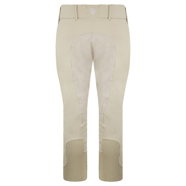Premium four-way performance stretch fabric and performance mesh calf panels for an unparalleled ride. The Heritage Elite delivers technical performance in a traditional package.
4-way performance stretch nylon/cotton blend
Synthetic suede full seat
Scholler® NanoSphere® stain-repellent finish
Ariat® V3® elastic "V" panel built into the back waistband for superior stretch and recovery
Core Control Technology® provides targeted support for core muscles and slims the silhouette
CFS™ Calf Fit System provides custom support at the calf and ankle, alleviating pressure points and friction
Front slant pockets
Euro seat
Premium logo trim