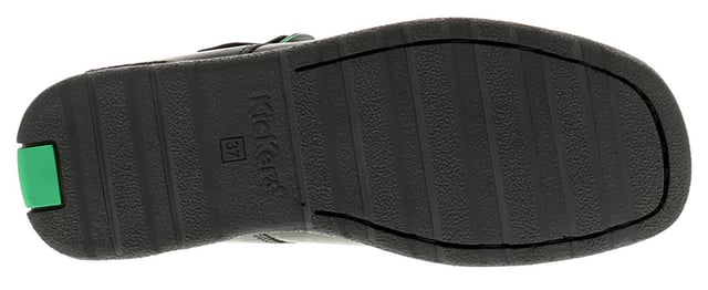 Kickers Womens Shoes Work School Fragma T Buckle Leather Black. Leather Upper. Textile Lining. Tpr Sole. Footwear Formal.