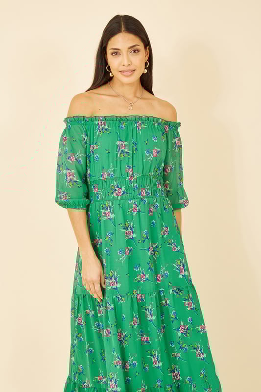 Bardot alex hotsell ruffle maxi dress