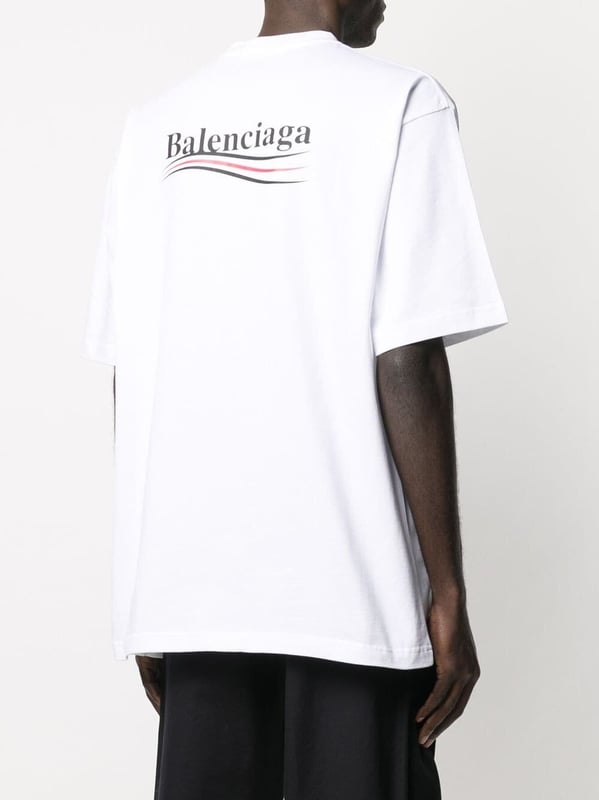 Balenciaga Political Campaign Printed Logo Oversized T-shirt Balenciaga Political Campaign Printed Logo Oversized T-shirt
