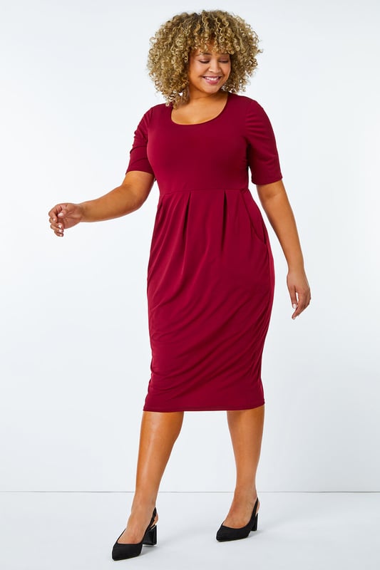 Roman top cocoon dress
