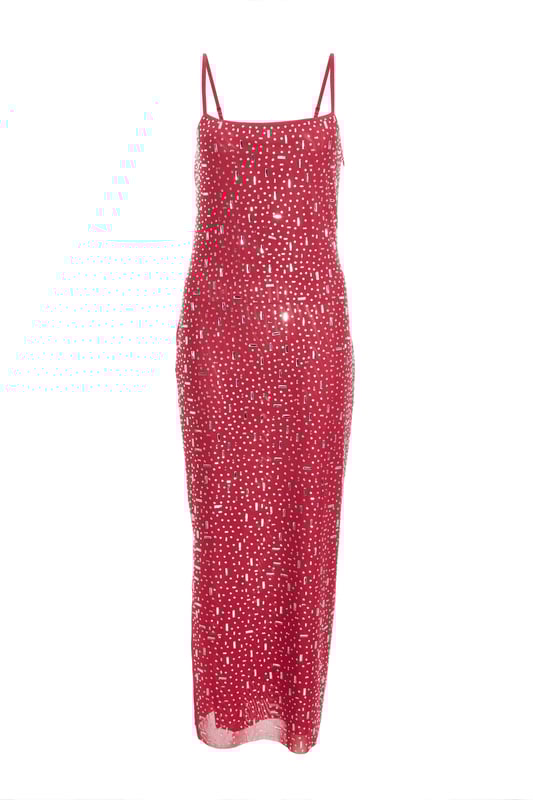 - Diamante embellished - Square neckline - Bodycon fit - Cami straps - Model height: 5'9" - Model wears uk 8 / us 4 / eur 36 - Always check the care wash label - Cool hand wash with mild detergent