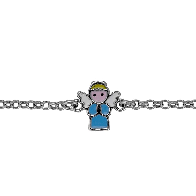 This dazzling Bracelet for Child from Orphelia  is the perfect gift to spoil yourself or a loved one. The Bracelet is made out of 925 Sterling Silver, colored Silver at Length: 18 cm weighing in at 3 grams with a Width of 1 cm at its widest point. The Orphelia Child's 925 Sterling Silver Bracelet - Silver ZA-7456 is delivered in a stunning gift box and carries a two year warranty.