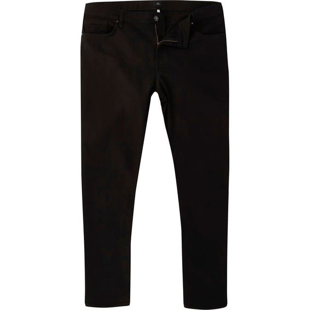 River Island Mens Jeans Denim Big & Tall Black