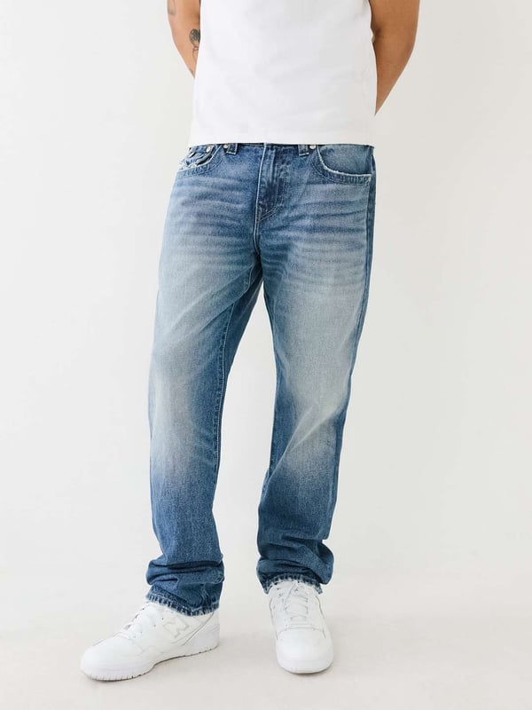 Raw edge jeans mens clearance