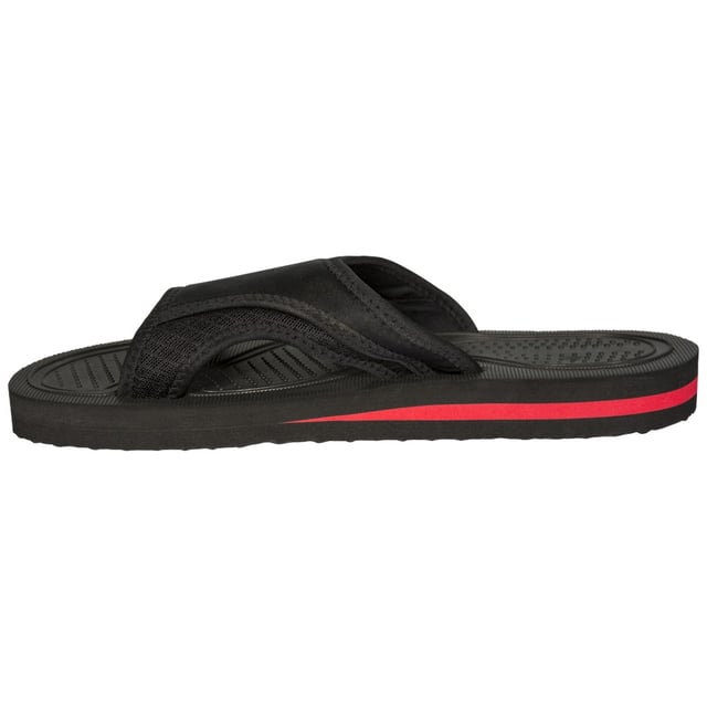 Trespass Mens Garo Contrast Flip Flops Black