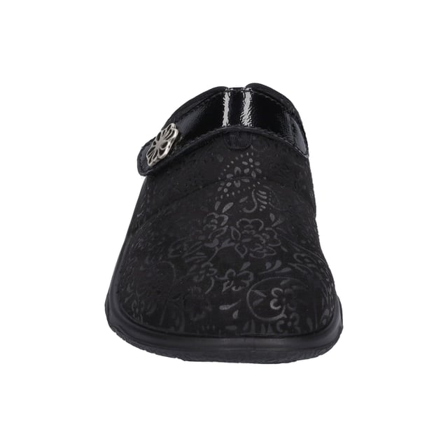Nuestras zapatillas fabricadas con fina Lack. La práctica cremallera sirve para una sujeción firme en el zapato. Este modelo tiene una plantilla extraíble para cambiarse. La construcción Strobel se utiliza normalmente para los zapatillas de correr porque hace que el zapato sea especialmente deportivo. Gracias al ancho de zapato G estas zapatillas son muy cómodass para los pies normales. En casa, la zapatillas es.