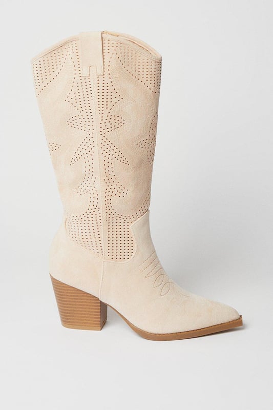 Calf length western boots 2025