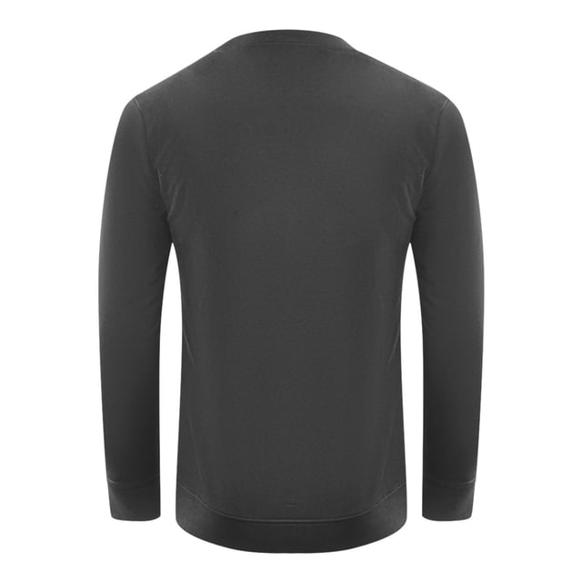 Sudadera negra con logotipo de la marca Cavalli Class Bold. Sé la envidia de la multitud con este jersey negro con logo estampado Cavalli Class. Demuestra tu amor por el estilo y la moda con el llamativo logotipo de la marca. Déjate destacar con esta elegante prenda. Cuello, puños y cintura elásticos, sudadera negra Cavalli Class. 60% Algodón 40% Poliéster. Ajuste regular, se ajusta a la talla real. Código de estilo: RXT65C CF062 05051