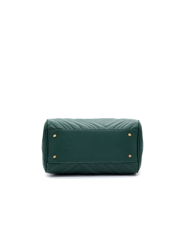Bolso de mujer. El cierre es con cremallera. Los bolsillos internos son uno con cremallera. Los bolsillos externos están ausentes. La bandolera es ajustable y extraíble en ecopiel. El mango es de ecopiel. Hay un compartimento interno. El material exterior es ecopiel. Internamente está forrado en poliéster. Medidas: 30x21x17 cm. Producto de moda