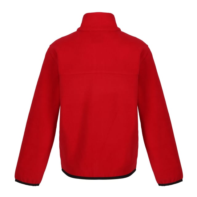 Materiaal: Polyester. Stof: Geborsteld, Microfleece. Ontwerp: Contrast. 170gsm. Stoftechnologie: Anti-Pilling, Lichtgewicht, Sneldrogend. Stoffen ritssluiting. Mouwtype: Met lange mouwen. Halslijn: Staande Kraag. Manchet: Stretch Binding. Zakken: 2 Zijzakken, Rits. Bevestiging: Volledige ritssluiting. Hem: Stretch Binding. Duurzaamheid: Gemaakt van gerecycleerde materialen, duurzame materialen.