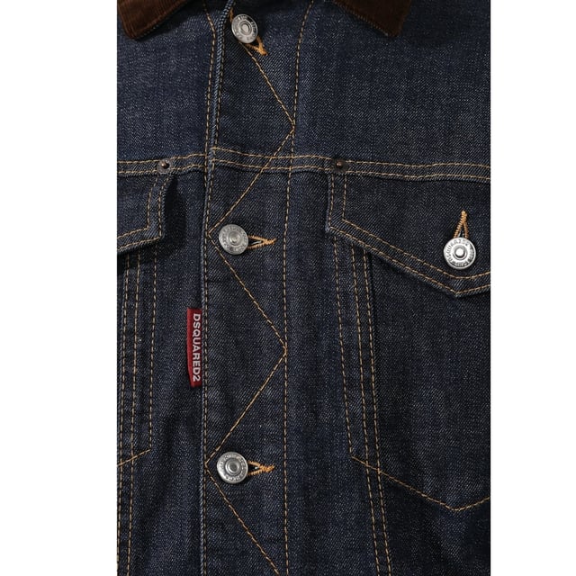 Dsquared2 padded hot sale denim jacket