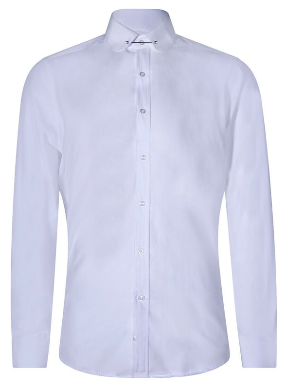 Sharp, sleek and sophisticated, look the part with this premium 80% Cotton shirt. Pair it with a waistcoat, a blazer and shoes for a dapper finish. Available in 7 Stunning Colours! Tailored Fit Design, Great For Parties, Proms or Weddings Complete The Party Look With This Stunning Shirt! Many More Styles & Colours Available in Store!